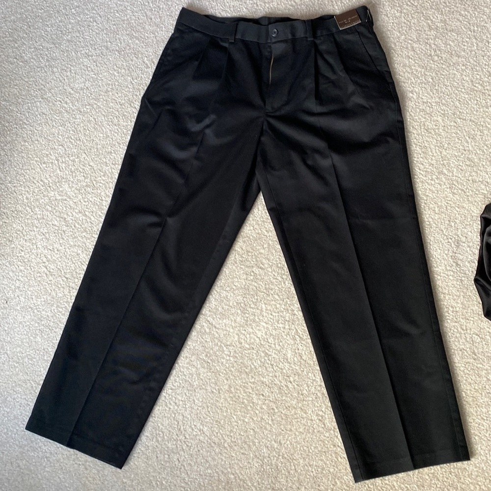 NWT Nordstrom smartcare mens pleated pant 36x29